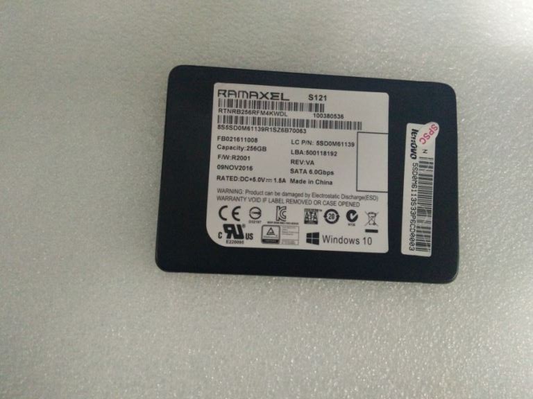 Lenovo Ssd Asm Ramxel S121 256Gb 2.5- - 5SD0M61139