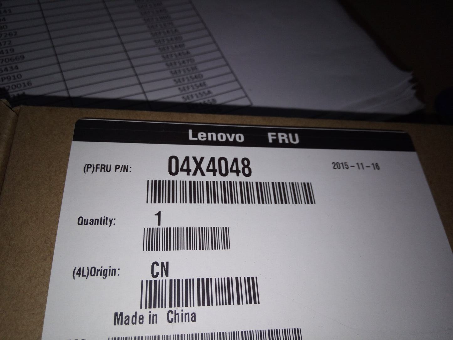 Lenovo Processors - 04X4048
