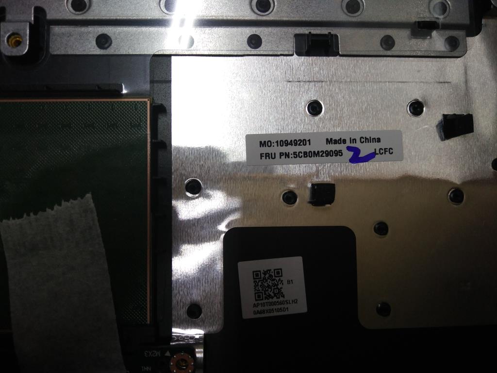Lenovo Logic Upper Assembly 15T Blck - 5CB0M29095