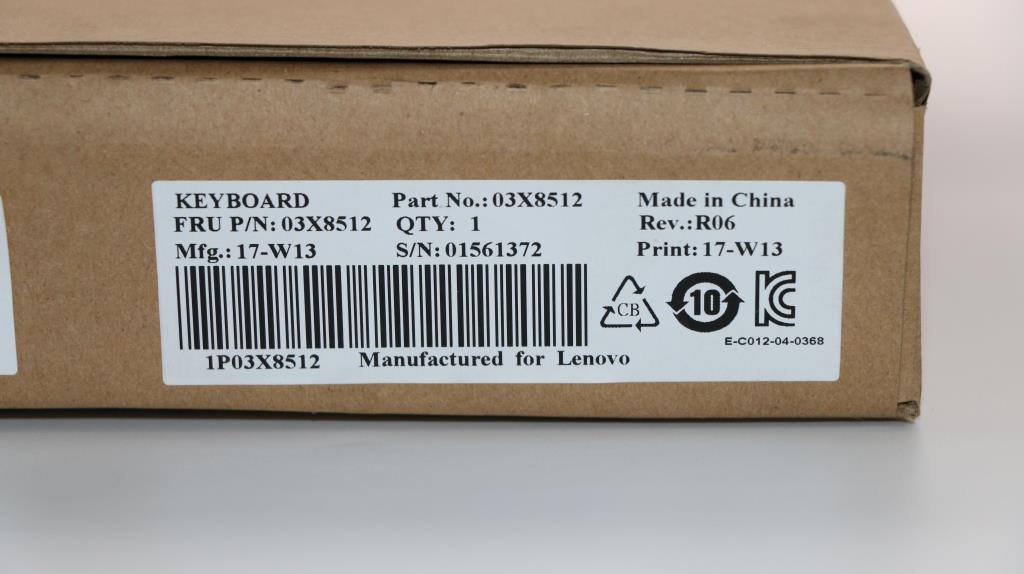 Lenovo Keyboard La Spanish - 03X8512