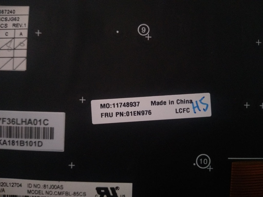 Lenovo Chy Kb Bl Bk Czs - 01EN976