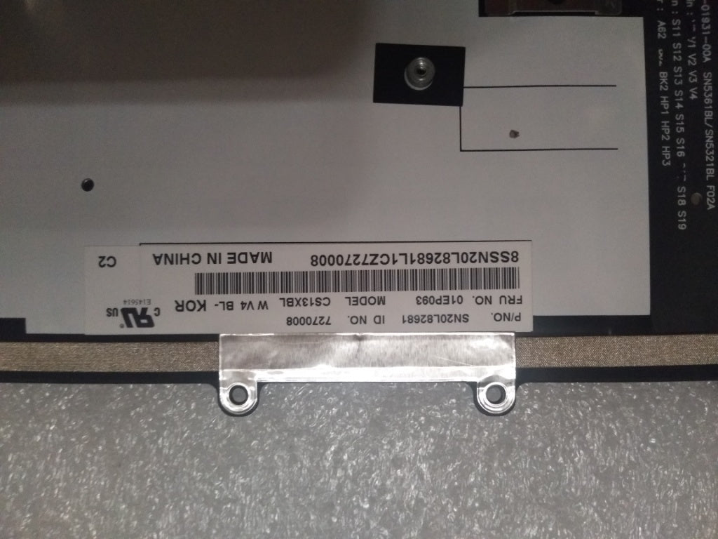 Lenovo Nb Keyboard Keyboard Bl Ltn Ko - 01EP093