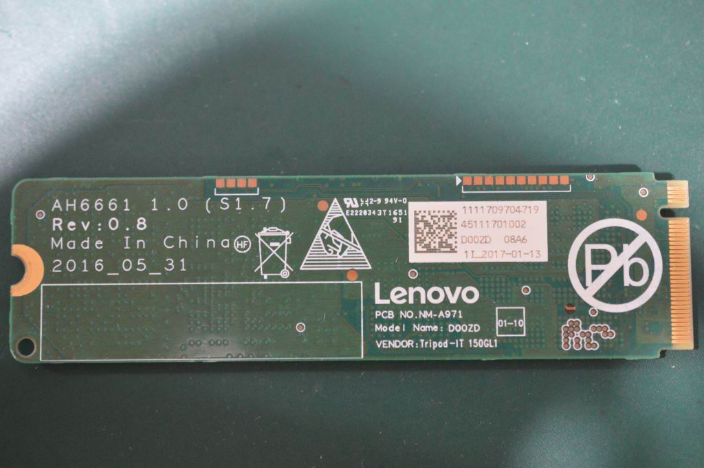 Lenovo 2280 Pcie3X4 - 00UP457