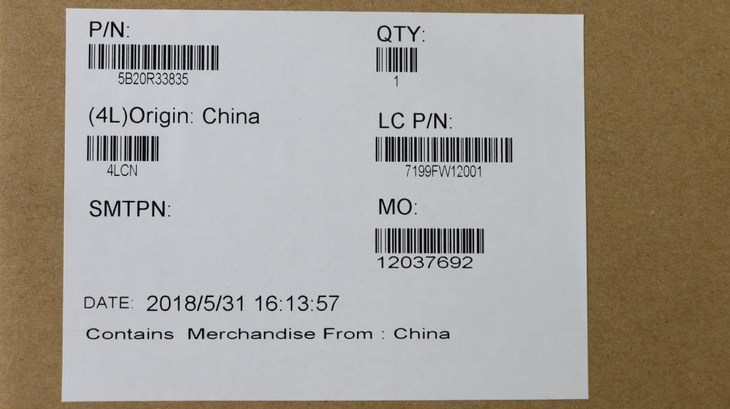 Lenovo System Board Planar Motherboar - 5B20R33835