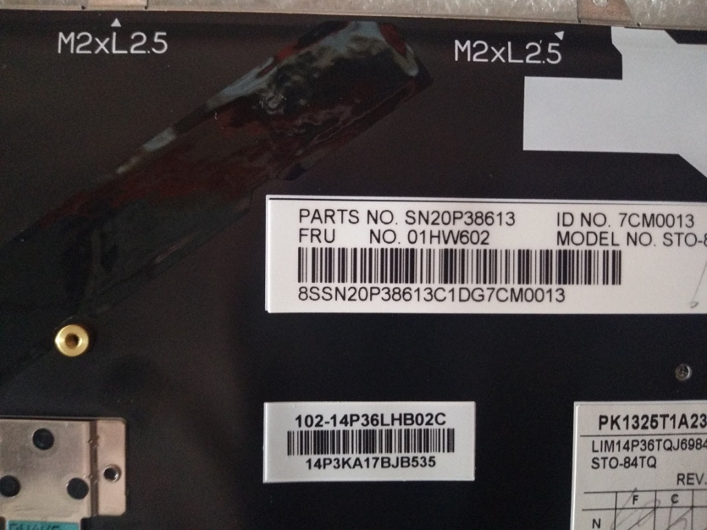 Lenovo Kb Chicony Black Tur - 01HW602