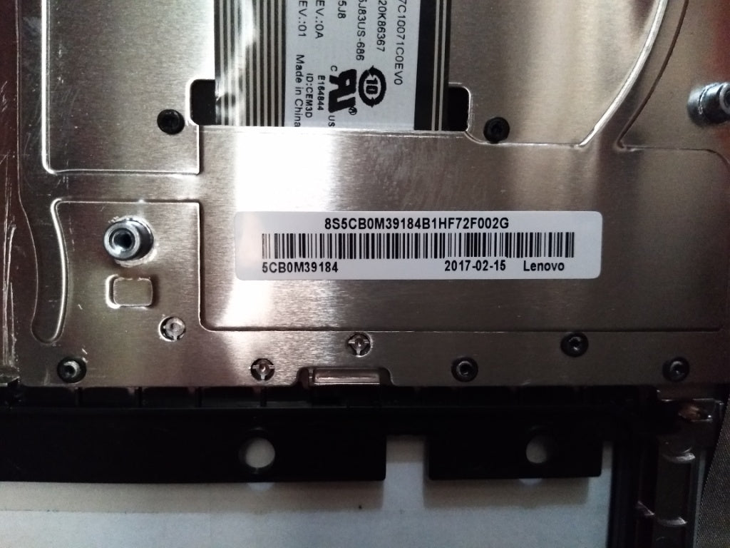 Lenovo Upper Case B 80U4 Bk W/Us - 5CB0M39184