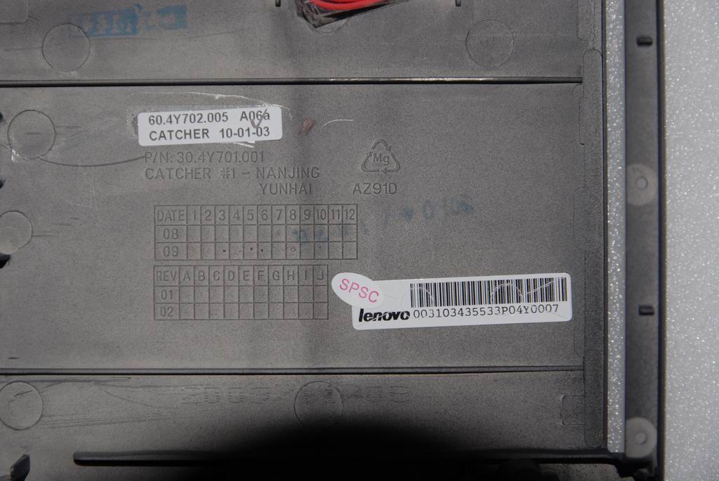 Lenovo 31034355 Lt32P Lower Case 60.4Y702.001