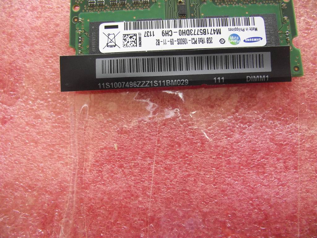 Lenovo 1007496 Mem Ddr3 2G M471B5773Dh0-Ch9 1