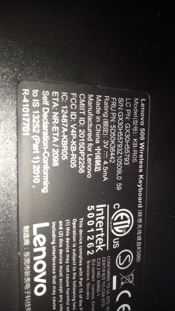 Lenovo Kb Keyboards External - 5D50K36442