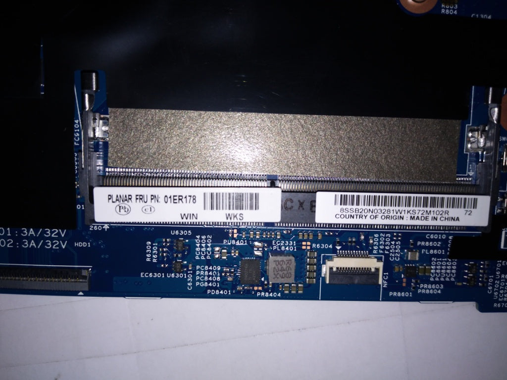 Lenovo I7-6600, N16, Win, Tpm2=Y, Amt - 01ER178