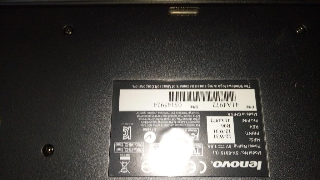 Lenovo Kb Keyboards External - 41A4972