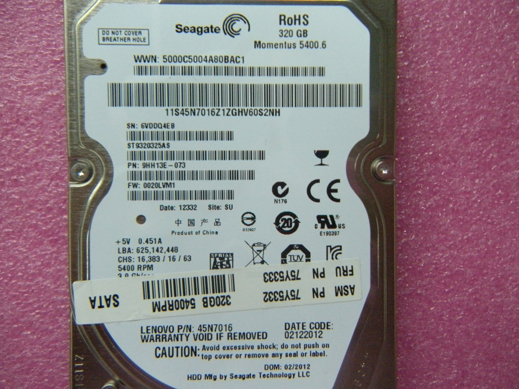 Lenovo 75Y5333 - Part