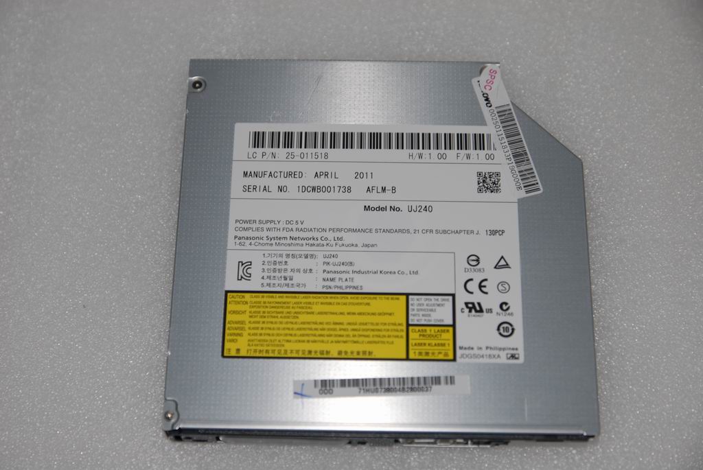 Lenovo 25011518 Dvd-Rw Drive Psn Uj240Af Tray