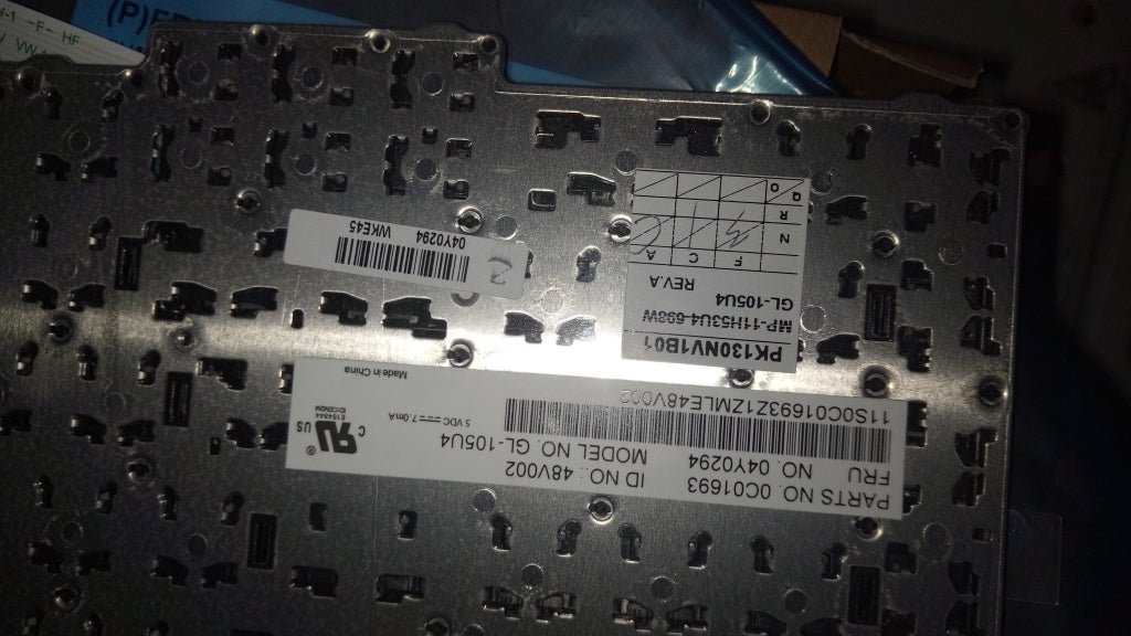 Lenovo Ki Keyboards Internal - 04Y0294