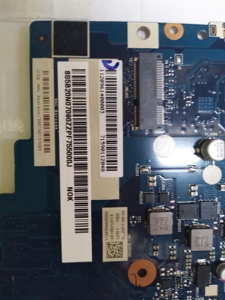 Lenovo Mb Ma752 I3-6006U Uma D4G Bl-B - 5B20N07090