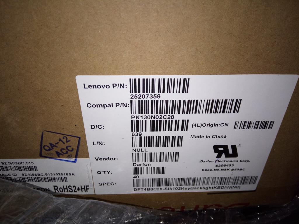 Lenovo Kb Keyboards External - 25207359