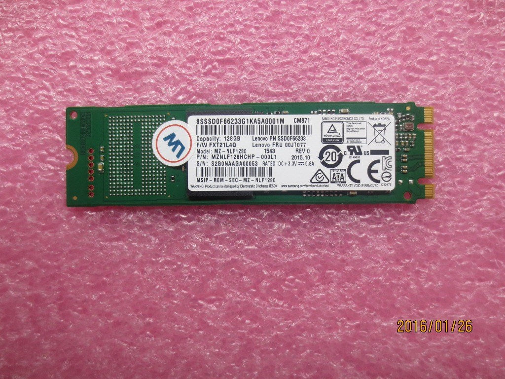 Lenovo 00JT077 Solid State Drive