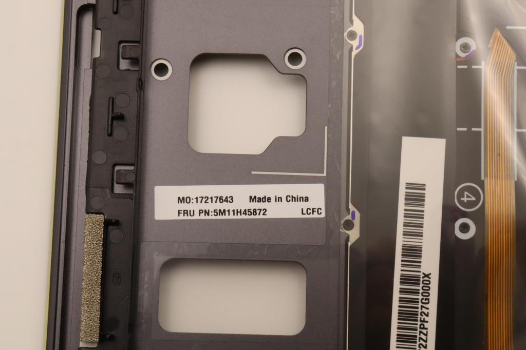 Lenovo C-Cover with USA English Keyboard, Grey, WLAN Support - 5M11H45872