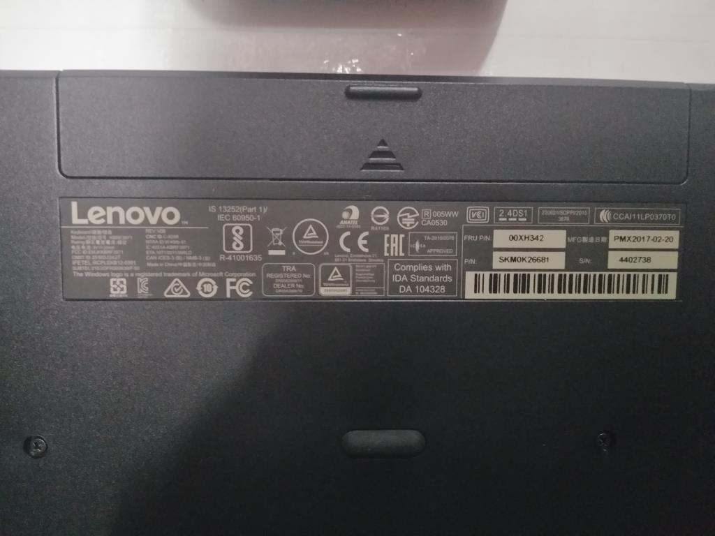 Lenovo Kb Keyboards External - 00XH342