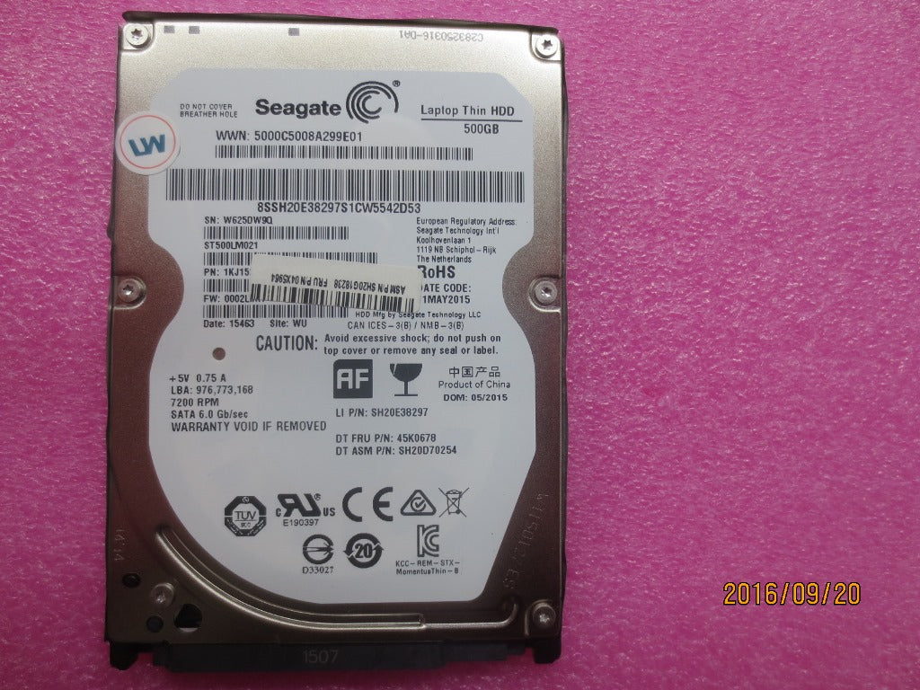 Lenovo Hd Hard Drives - 04X5964