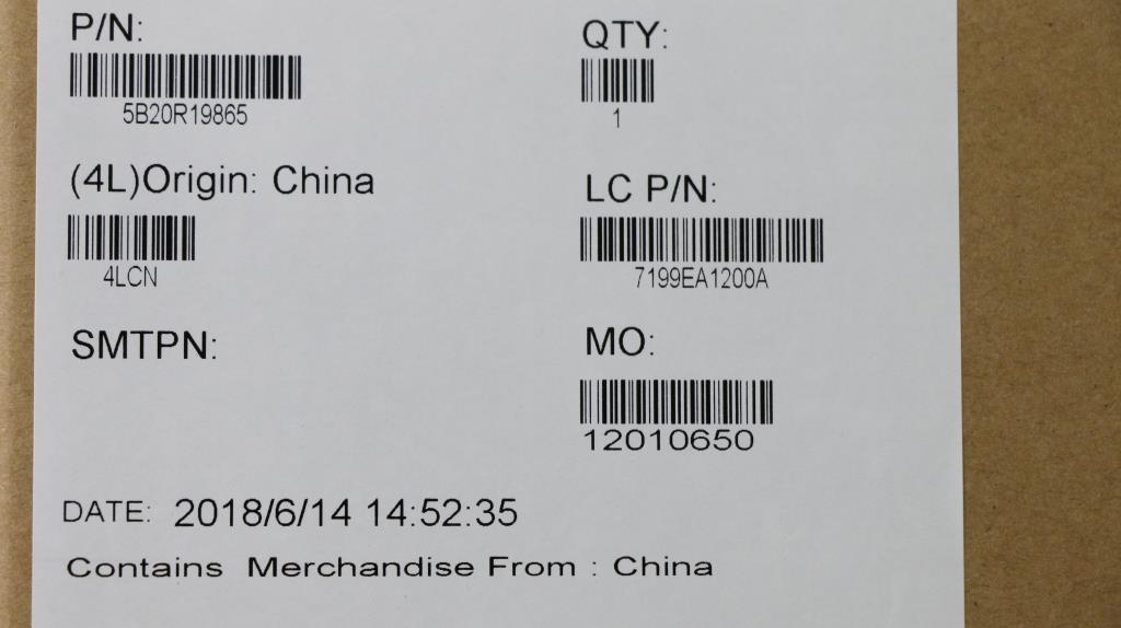 Lenovo System Board Planar Motherboar - 5B20R19865