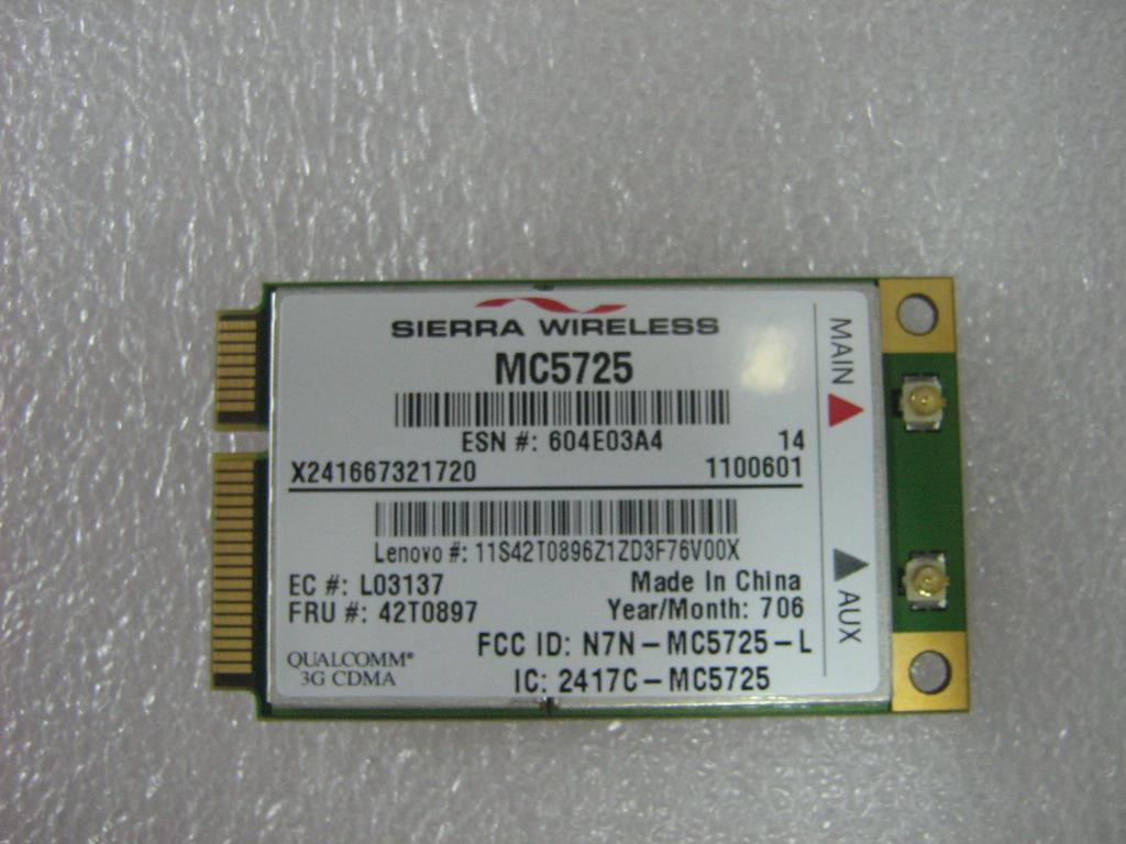 Lenovo Wireless Wan Adapters - 42T0897