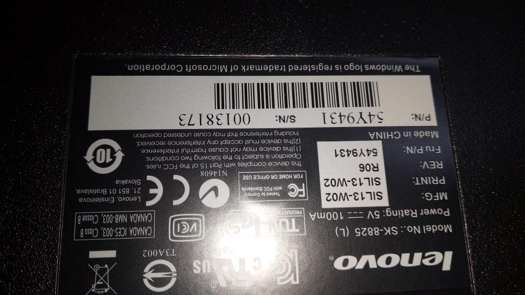 Lenovo Kb Keyboards External - 54Y9431