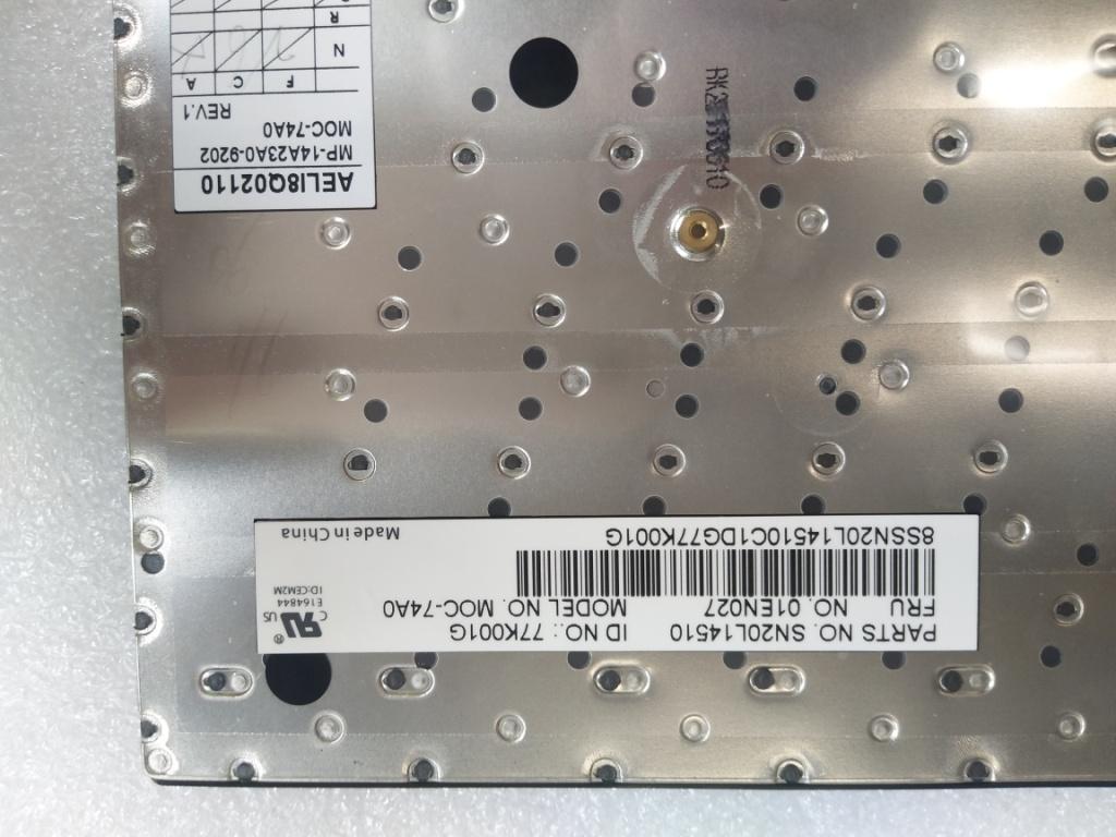Lenovo Ki Keyboards Internal - 01EN027