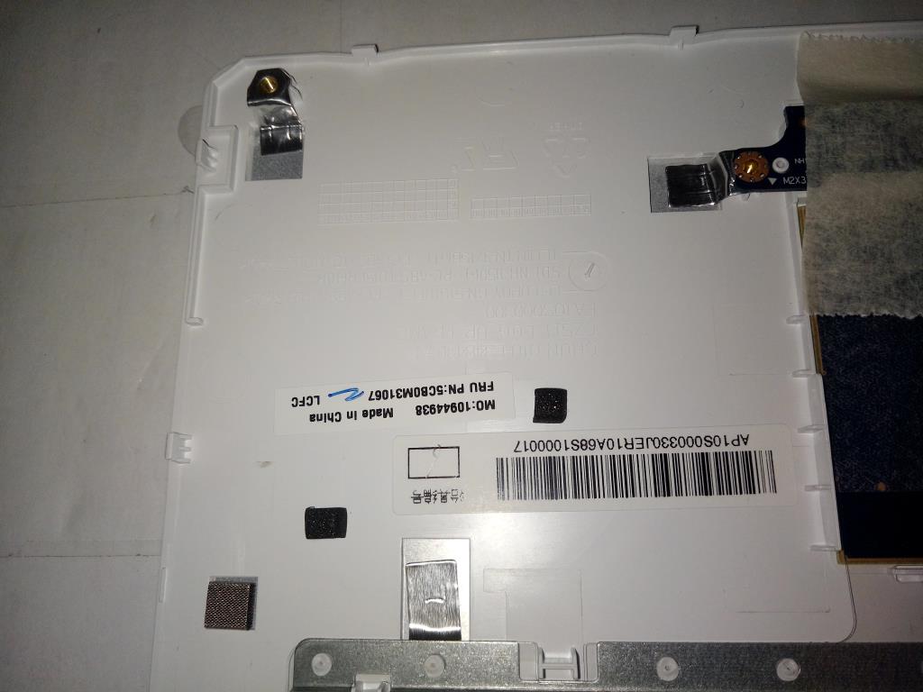 Lenovo Logic Upper Assembly Bl Wht Bl - 5CB0M31067
