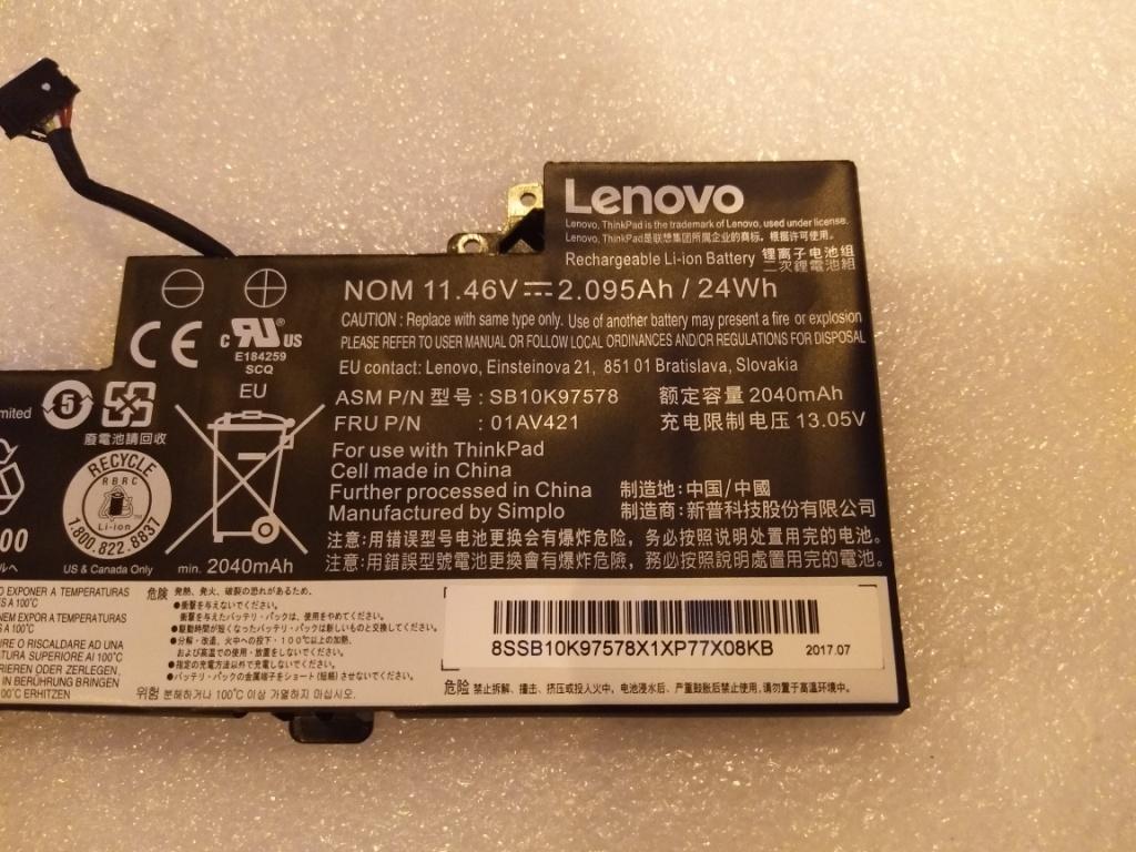 Lenovo Keyboard Bezel Tw Fpr Nfc Sv S - 01LV421