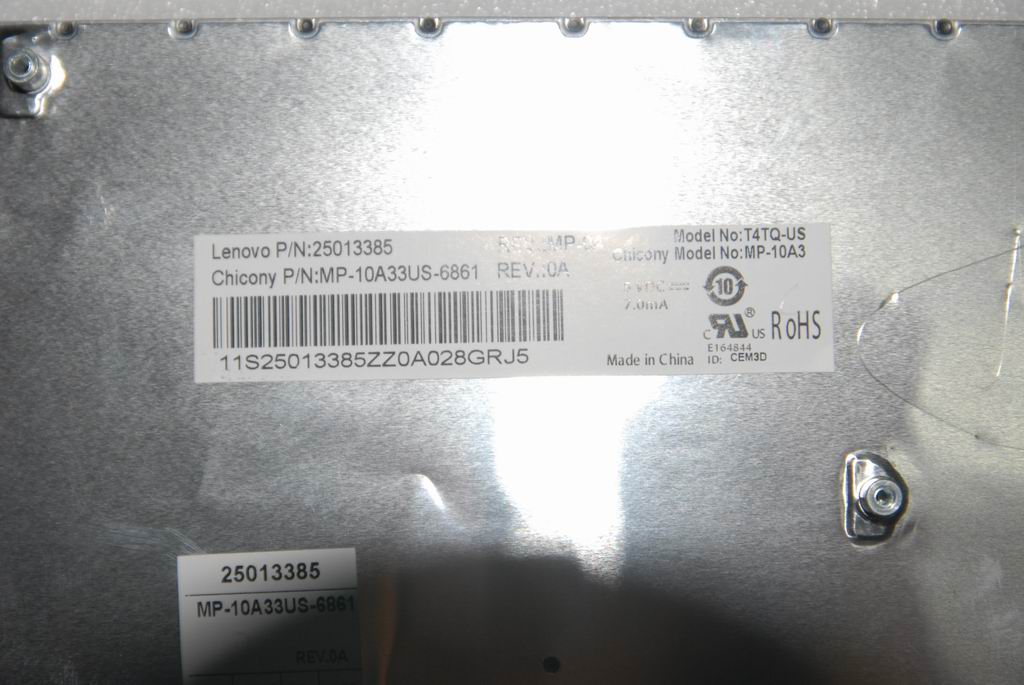Lenovo Kb Mp-10A33Us-6861 Us - 25013385