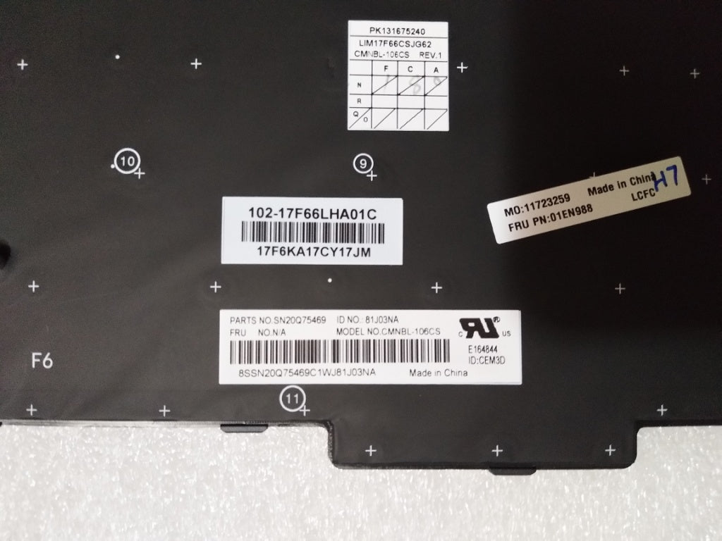 Lenovo Fru Como Nmasmchykbblbkczs - 01EN988