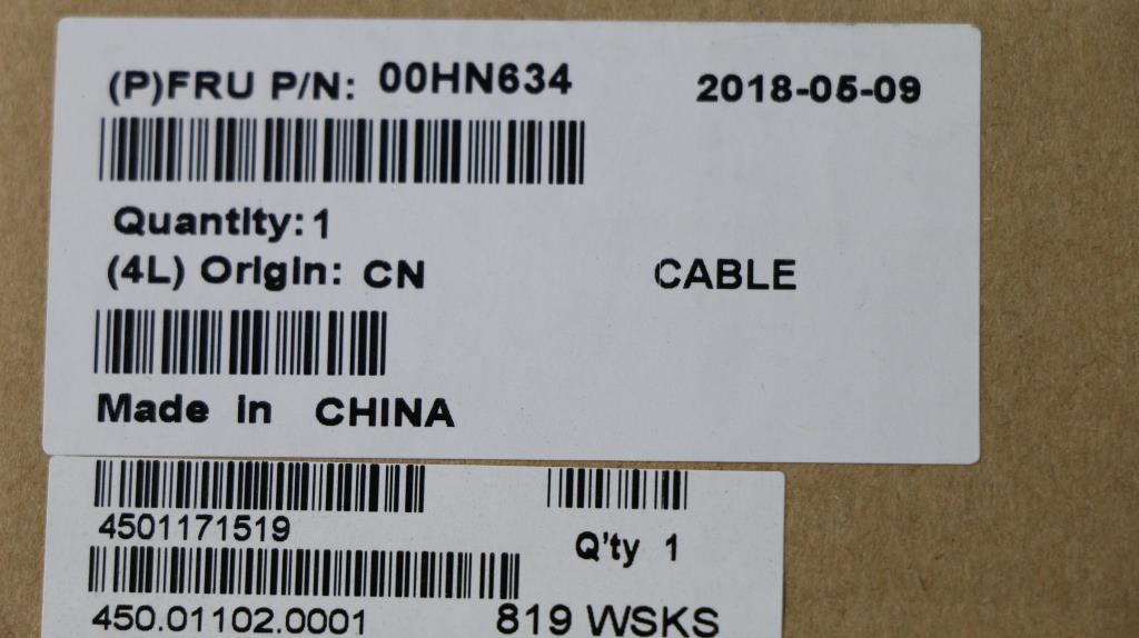 Lenovo Cc Cables External - 00HN634
