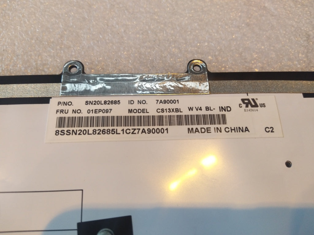 Lenovo Keyboard Bl Ltn Indian - 01EP097