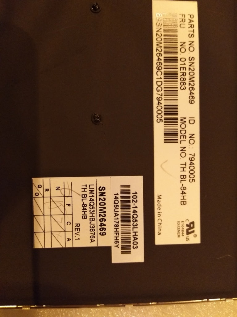 Lenovo Tho2 Chy Bl-Kb Sv Il - 01ER883