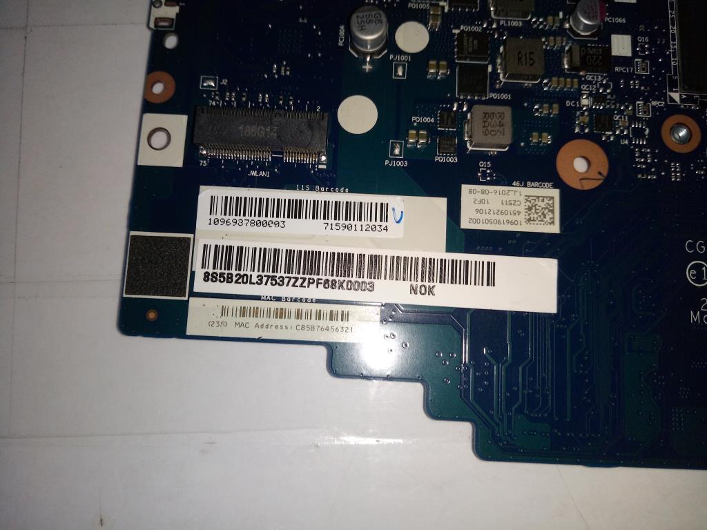 Lenovo 5B20L37537 Pl System Boards