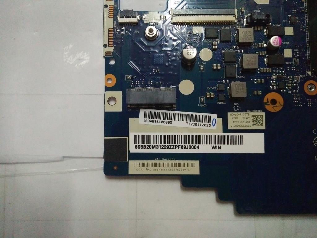 Lenovo Mb I3-7100U Uma D4G Nbl-Win - 5B20M31229