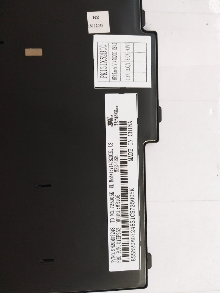 Lenovo Kb Sunrex Bl Us - 01EP262