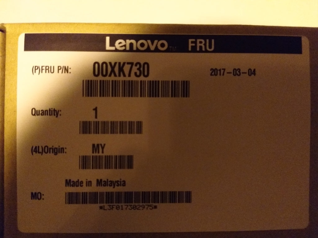 Lenovo 00XK730 Ssd Asm 256G,2.5-Inch ,7Mm,Sat