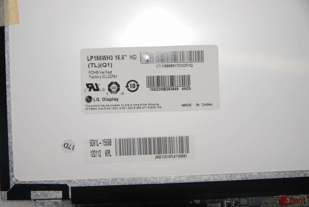 Lenovo 18003936 Lcd Lgd Lp156Wh3-Tlq1 Hd G Led