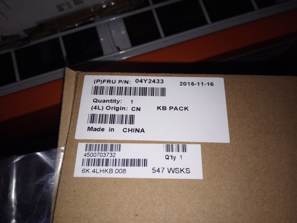 Lenovo Kb Keyboards External - 04Y2433