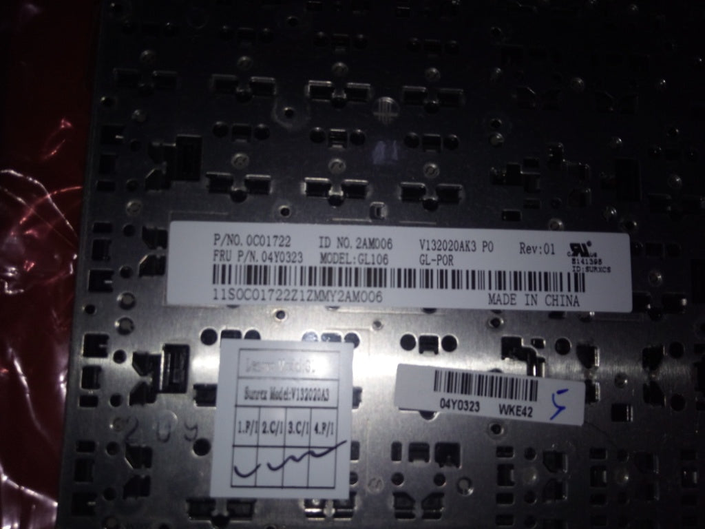 Lenovo Ki Keyboards Internal - 04Y0323