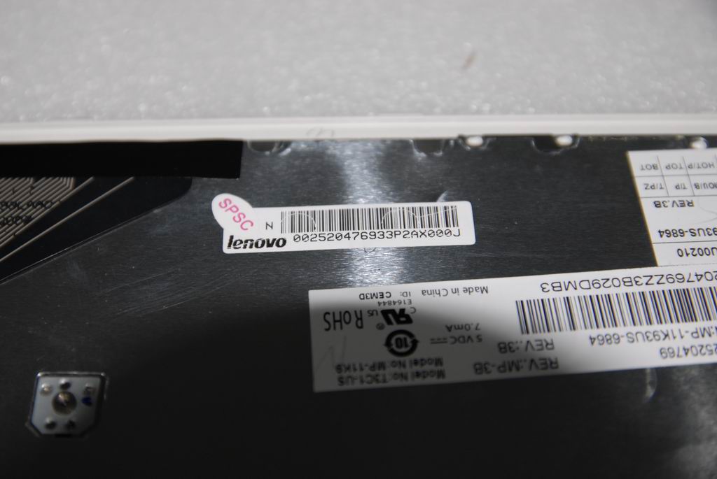 Lenovo Kb Ccyt3D1Eng84Blk Keys Gray S - 25204769