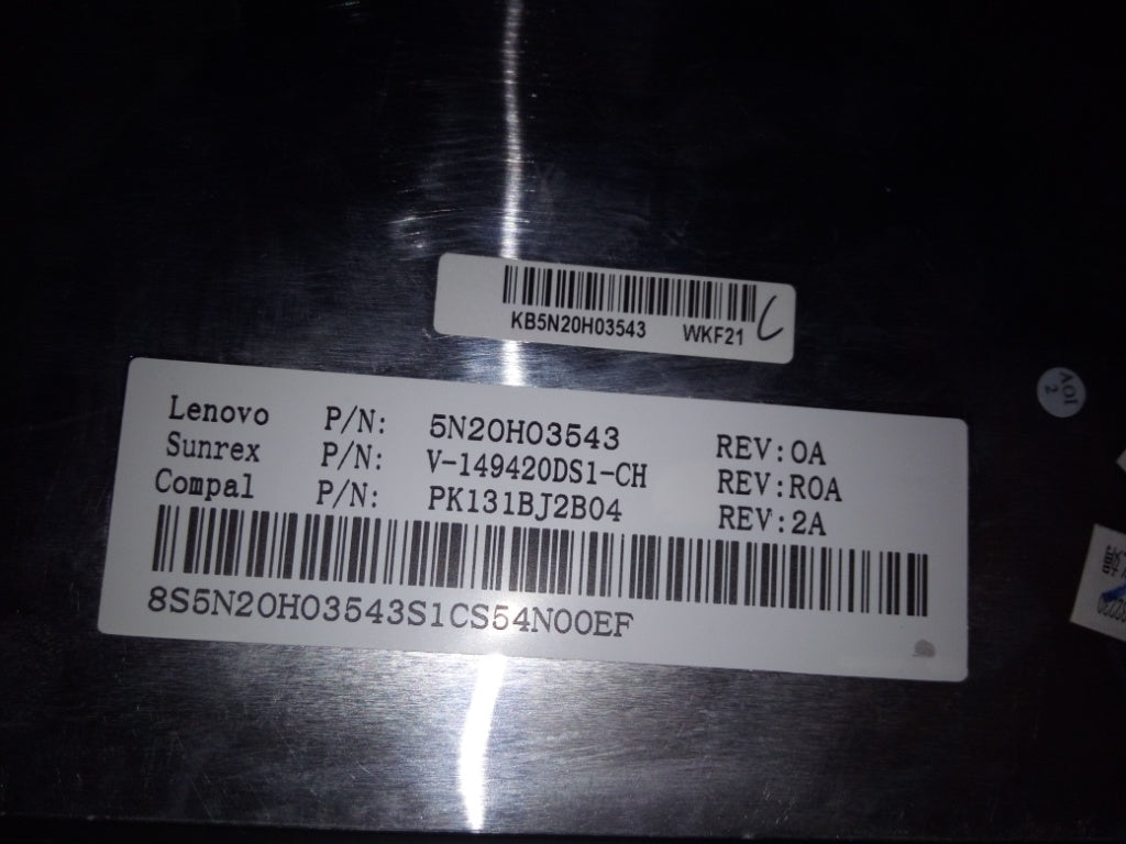 Lenovo Ki Keyboards Internal - 5N20H03543