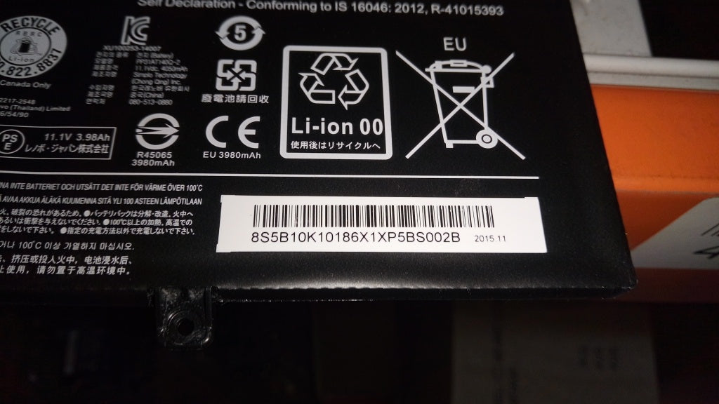 Lenovo Ba Rechargeable Batteries - 5B10K10186