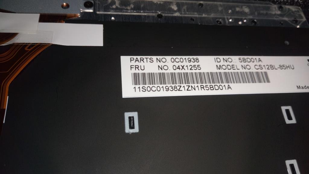 Lenovo Ki Keyboards Internal - 04X1255