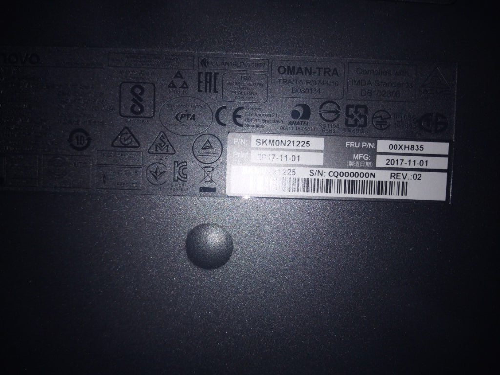 Lenovo Wlkmcalliopebkeuroeng - 00XH835