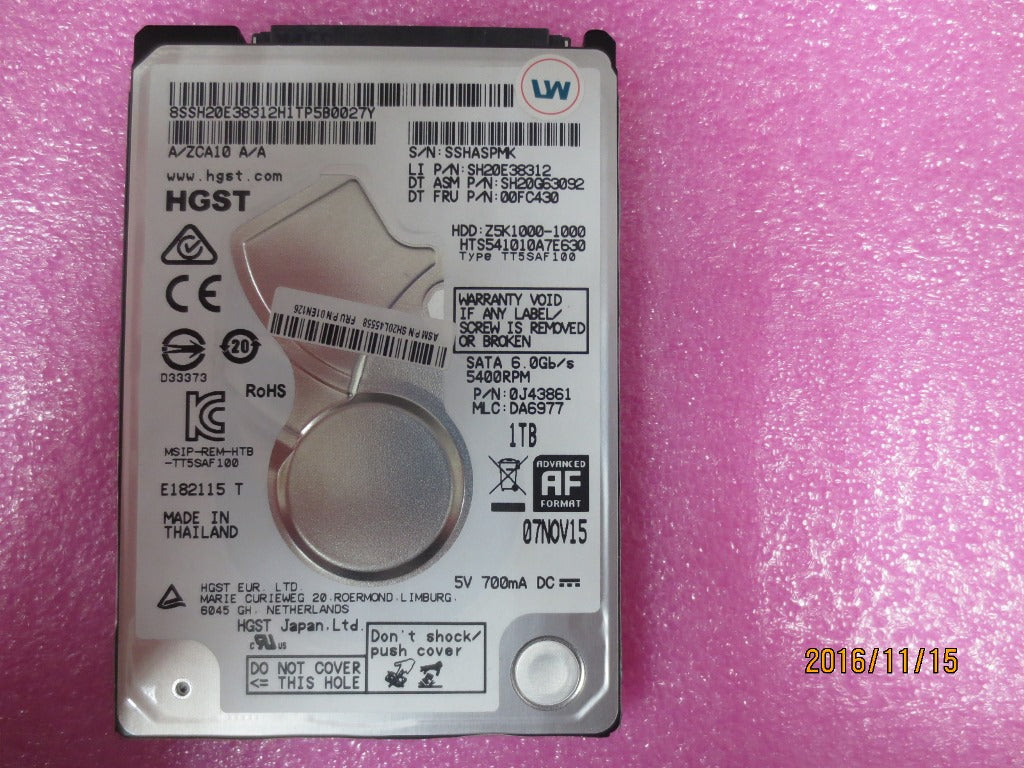 Lenovo 01EN126 Hd Hard Drives