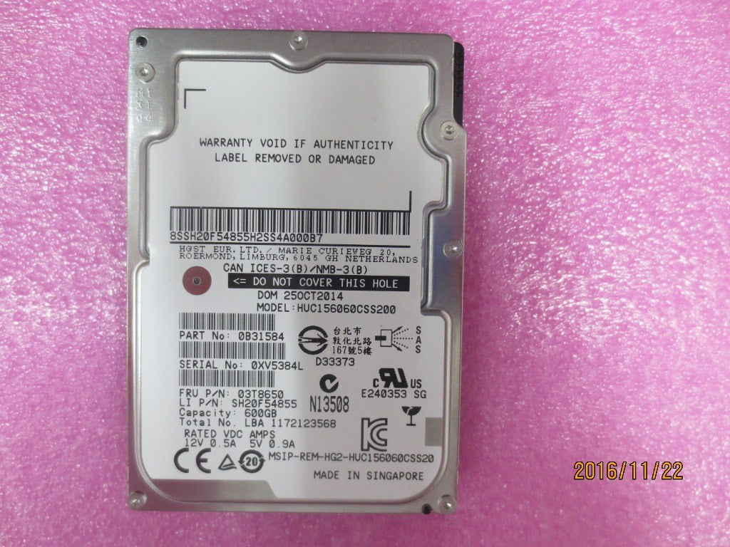 Lenovo Ci Cards Misc Internal - 03T8650