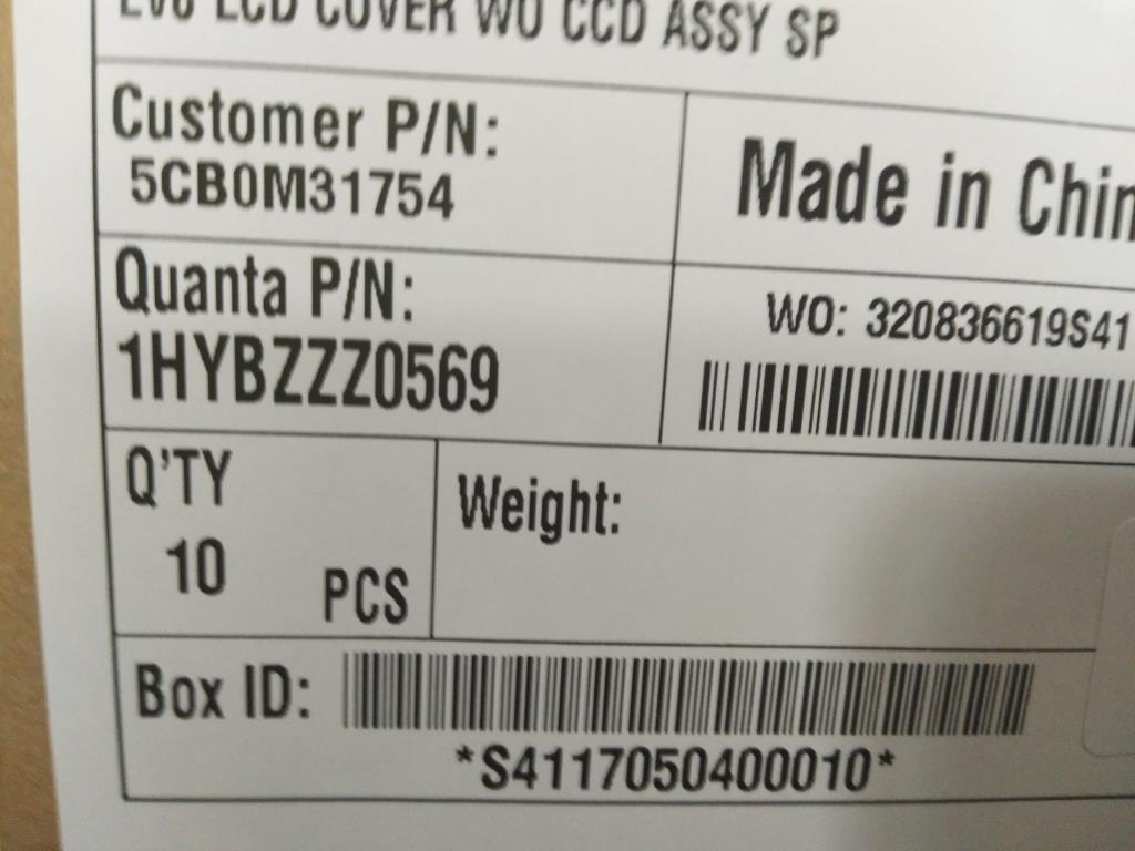 Lenovo Lv8 Lcd Cover Wo Ccd Assembly - 5CB0M31754